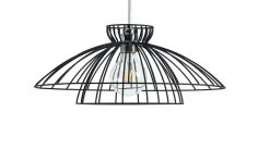 Habitat Kiso 2 Tier Wire Pendant Shade - Black