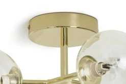 Habitat Molecular 6 Light Metal Flush Ceiling Light - Brass 11 Habitat Molecular 6 Light Metal Flush Ceiling Light - Brass -Habitat shop 9409406 R Z003A