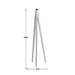 Habitat Tripod Wooden Floor Lamp Base Only - Ash -Habitat shop 9412888 R Z001E
