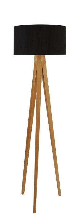 Habitat Tripod Wooden Floor Lamp Base Only - Ash -Habitat shop 9412888 R Z005A