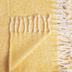 Habitat Country Hideaway Woven Throw - Mustard - 125X150cm -Habitat shop 9422177 R Z002A