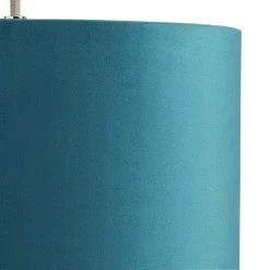 Habitat 30cm Velvet Shade - Teal -Habitat shop 9425181 R Z002A