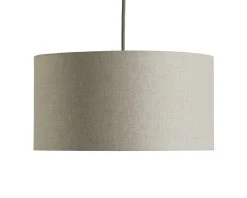Habitat 35cm Linen Drum Shade - Oatmeal