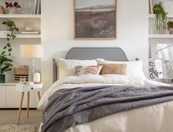 Habitat 35cm Linen Drum Shade - Oatmeal 11 Habitat 35cm Linen Drum Shade - Oatmeal -Habitat shop 9425617 R Z004C