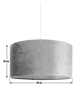 Habitat 40cm Velvet Shade - Navy -Habitat shop 9431508 R E001