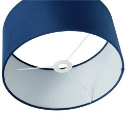 Habitat 40cm Velvet Shade - Navy -Habitat shop 9431508 R Z003A