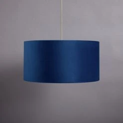 Habitat 40cm Velvet Shade - Navy -Habitat shop 9431508 R Z004A