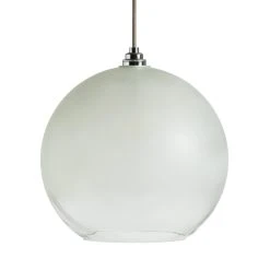 Habitat Kabaka 30cm Frosted Glass Shade - Clear -Habitat shop 9431759 R Z007A