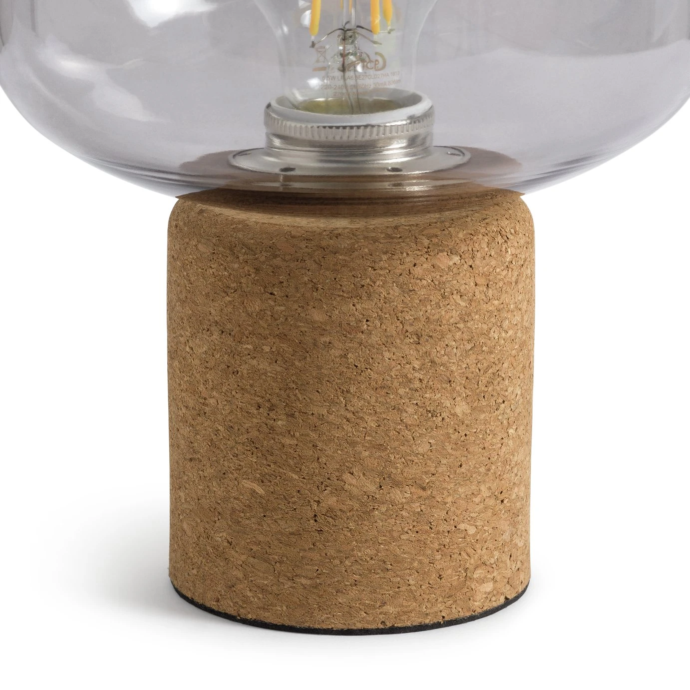Habitat Pallas Cork Desk Lamp - Natural 6 Habitat Pallas Cork Desk Lamp - Natural - Image 4