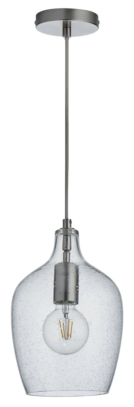 Habitat Abas Bubble Glass Pendant Light - Chrome 3 Habitat Abas Bubble Glass Pendant Light - Chrome
