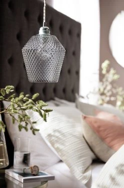 Habitat Nubia Faceted Glass Shade - Smoke Grey -Habitat shop 9453957 R Z002C