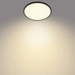 Philips Super Slim Flush To Ceiling Light - Black -Habitat shop 9454956 R Z003A