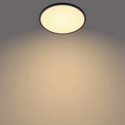 Philips Super Slim Flush To Ceiling Light - Black -Habitat shop 9454956 R Z005A