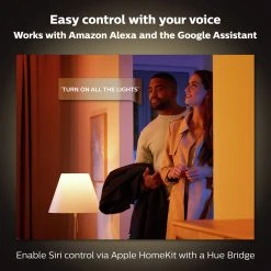 Philips Hue Being Flush To Ceiling Light - Black 15 Philips Hue Being Flush To Ceiling Light - Black -Habitat shop 9455106 R Z006A