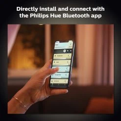 Philips Hue Being Flush To Ceiling Light - Black 16 Philips Hue Being Flush To Ceiling Light - Black -Habitat shop 9455106 R Z007A