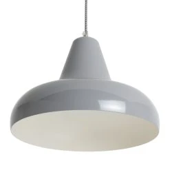 Habitat Aerial Spun Aluminium Pendant Light - Grey -Habitat shop 9455209 R Z002A