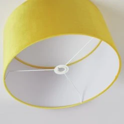 Habitat 49cm Velvet Shade - Saffron 14 Habitat 49cm Velvet Shade - Saffron -Habitat shop 9458495 R Z003A