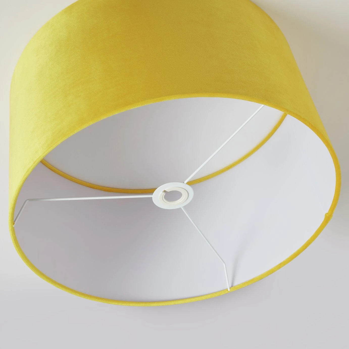 Habitat 49cm Velvet Shade - Saffron 7 Habitat 49cm Velvet Shade - Saffron - Image 5