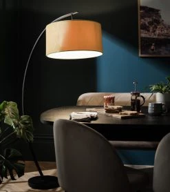 Habitat 49cm Velvet Shade - Saffron 16 Habitat 49cm Velvet Shade - Saffron -Habitat shop 9458495 R Z003C