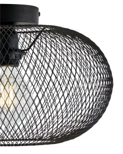 Habitat Tumba Mesh Flush To Ceiling Light - Black 8 Habitat Tumba Mesh Flush To Ceiling Light - Black -Habitat shop 9481156 R Z002A