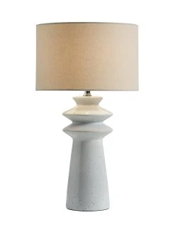 Habitat Astraeus Ceramic Table Lamp - White & Cream -Habitat shop 9481307 R Z006A