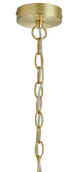 Habitat Capella Empire Chandelier - Brushed Brass -Habitat shop 9486333 R Z003A