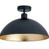 Habitat Yuno Leaf Flush To Ceiling Light - Black And Gold -Habitat shop 9487521 R Z001A