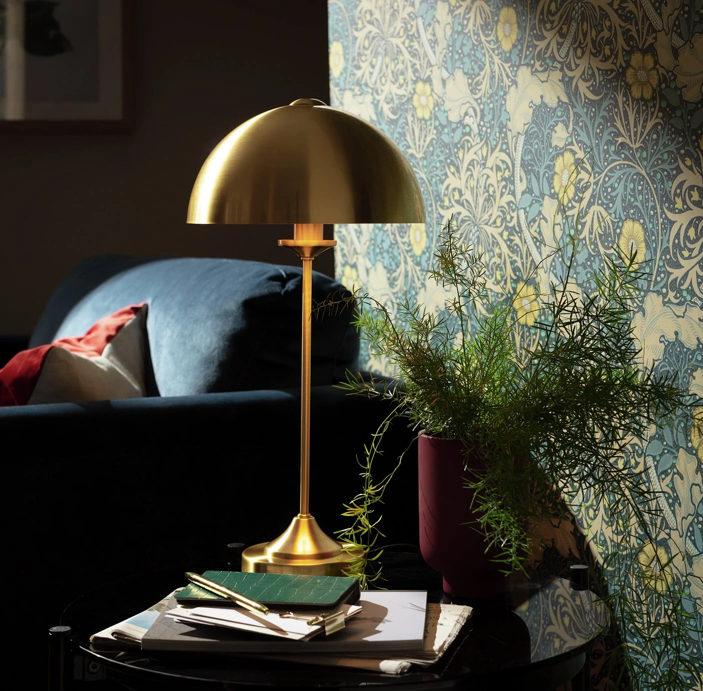 Habitat Tempe Table Lamp - Brass 4 Habitat Tempe Table Lamp - Brass - Image 2