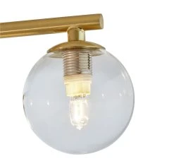 Habitat Chuck 4 Light Flush To Ceiling Light - Brushed Brass -Habitat shop 9495111 R Z002A