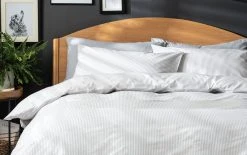 Habitat Stripe White & Grey Bedding Set - Single 12 Habitat Stripe White & Grey Bedding Set - Single -Habitat shop 9507937 R Z004A