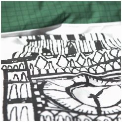 Habitat London Skyline Print Black &White Bedding Set-Single -Habitat shop 9511026 R Z006A