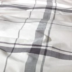 Habitat Cotton Yarn Dye Check Cream Bedding Set - Double -Habitat shop 9511655 R Z005A