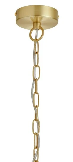 Habitat Presley Glass 8 Tier Chandelier - Brass -Habitat shop 9514449 R Z003A