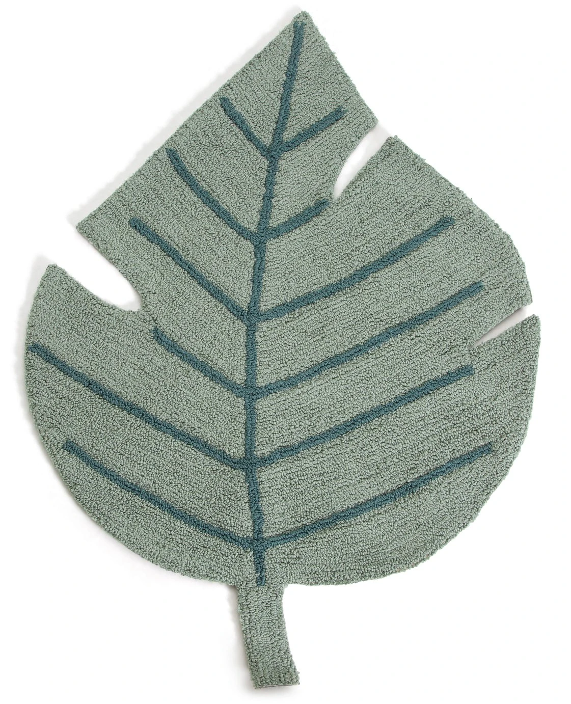 Habitat Kids Leaf Shaped Rug - Green - 80x110cm 3 Habitat Kids Leaf Shaped Rug - Green - 80x110cm
