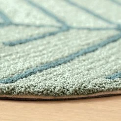 Habitat Kids Leaf Shaped Rug - Green - 80x110cm 10 Habitat Kids Leaf Shaped Rug - Green - 80x110cm -Habitat shop 9517367 R Z002C