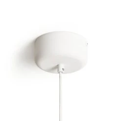 Habitat Pavo Metal LED Pendant Light - White -Habitat shop 9518971 R Z003A