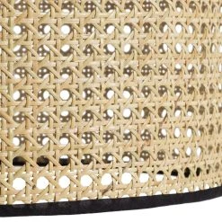 Habitat Ashi Rattan 40cm Shade - Natural & Black -Habitat shop 9519602 R Z002A