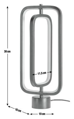 Habitat Sio Metal LED Table Lamp - Black -Habitat shop 9520024 R E001