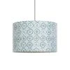 Habitat Country Floral Printed 30cm Drum Shade - Grey -Habitat shop 9521322 R Z001A