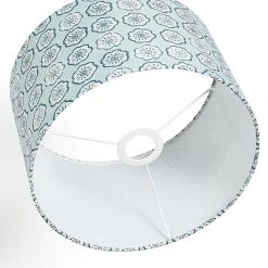 Habitat Country Floral Printed 30cm Drum Shade - Grey -Habitat shop 9521322 R Z003A