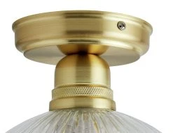 Habitat Perses Cut Glass And Brass Flush To Ceiling Light -Habitat shop 9521401 R Z002A