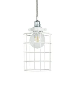 Habitat Cepheus Small Wire Shade - White