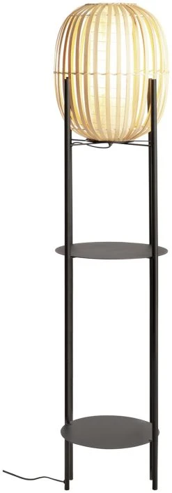 Habitat Aoki Bamboo Shelved Floor Lamp 11 Habitat Aoki Bamboo Shelved Floor Lamp -Habitat shop 9521700 R Z002A