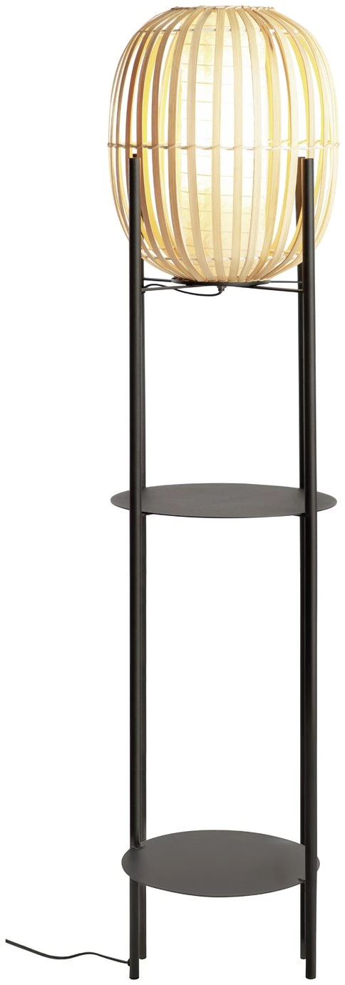 Habitat Aoki Bamboo Shelved Floor Lamp 5 Habitat Aoki Bamboo Shelved Floor Lamp - Image 3