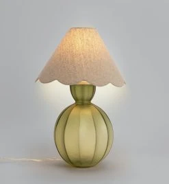 Habitat Estella Glass Table Lamp - Green -Habitat shop 9522613 R Z002A