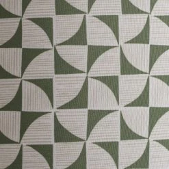 Habitat Cabin Retreat 30cm Block Shade - Green And White -Habitat shop 9523928 R Z002A