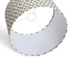 Habitat Cabin Retreat 30cm Block Shade - Green And White -Habitat shop 9523928 R Z003A