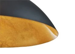 Habitat Yuno Leaf Pendant Shade - Black And Gold -Habitat shop 9524257 R Z002A