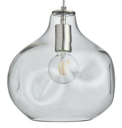 Habitat Ori Dimple Glass Pendant - Clear -Habitat shop 9525067 R Z002A