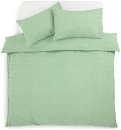 Habitat Reset Seersucker Sage Green Bedding Set - Single -Habitat shop 9526554 R Z002A